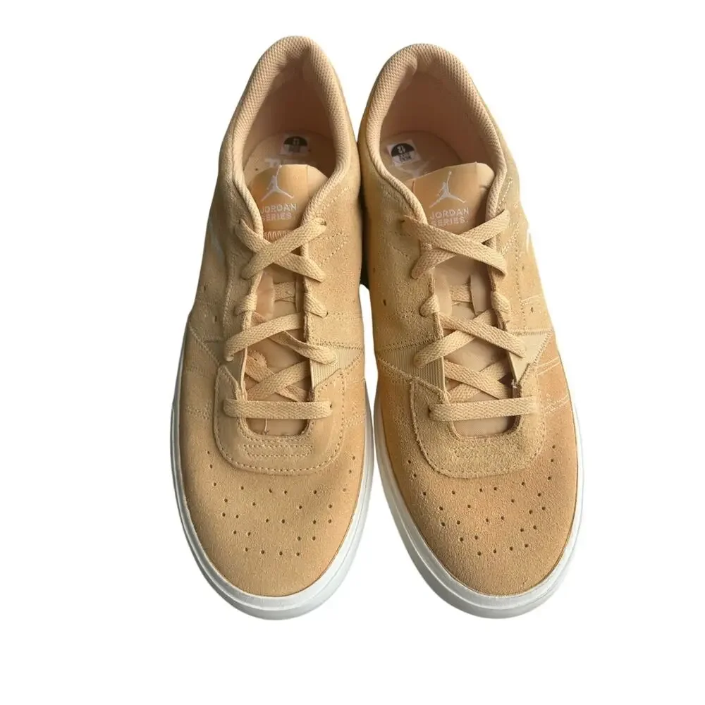 Jordan Series ES Men’s Suede Celestial Gold Sail Sneakers Size 12